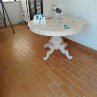 TAVOLO TONDO SHABBY ALLUNGABILE 