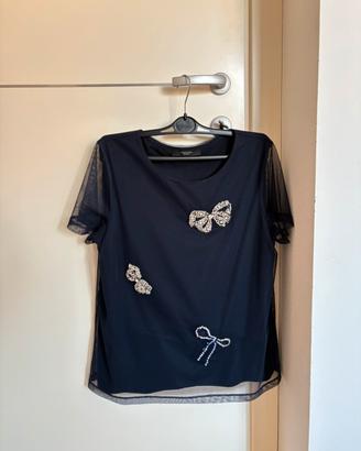 maglietta Weekend Max Mara blu scuro