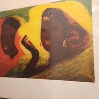 Litografia di Salvatore Fiume R/Z firmata