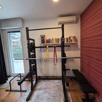 Half Rack Pro KingsGym + Safety Bar Pro