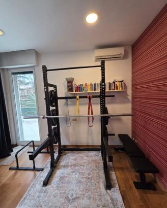 Half Rack Pro KingsGym + Safety Bar Pro
