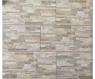 Piastrella in gres 30.7x61.4 effetto pietra mq 32