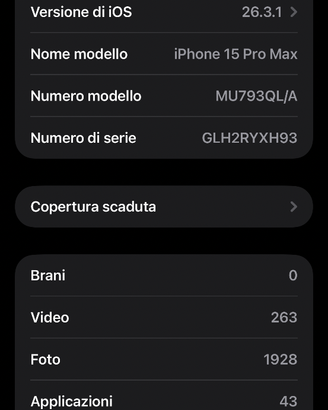 Iphone 15 pro max 256