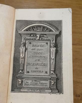 REGOLA delli cinque ORDINI d'architettura