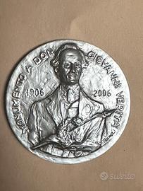 Rara Medaglia ARGENTO Don Giovanni Verità FDC