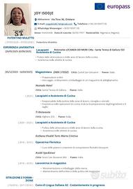 Magazziniera, aiuto cuoco, pulizie