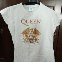 T-shirt bianca della band Queen
