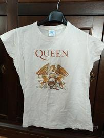 T-shirt bianca della band Queen