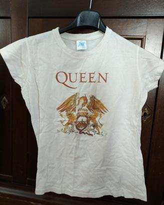 T-shirt bianca della band Queen