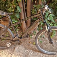 mountain bike nera uomo