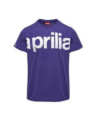 Aprilia T-Shirt Logo Uomo Viola Taglia L