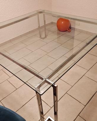 tavolo cristallo gallotti e radice 