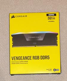 Corsair VENGEANCE RGB DDR5 RAM 32GB (2x16GB) 6400