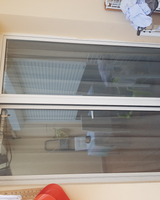 Finestra doppia 2 ante vetrocamera allum. 160x210