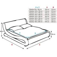 letto matrimoniale in pelle 