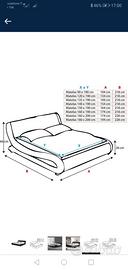 letto matrimoniale in pelle 