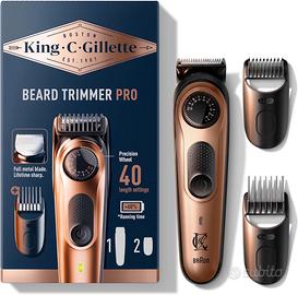 King c. Gillette rasoio elettrico barba pro, selet