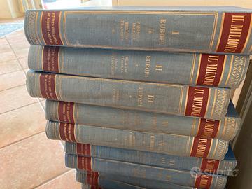 15 volumi enciclopedia IL MILIONE    EUROPA -ASIA