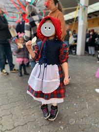 Costume di Carnevale Rosso 3anni, 4 anni, 5 anni
