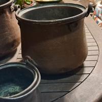 secchi in rame vecchi 