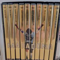 box cofanetto 10 DVD maradona