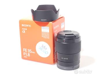 OBIETTIVO SONY FE 35 MM F/1.8. E-MOUNT. GARANZIA.