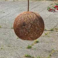 Lampadario di Corda e Rattan