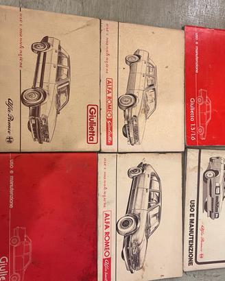 Libretti uso e manutenzione alfa romeo