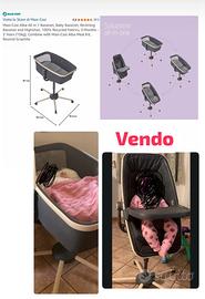 Culla-seggiolone maxi cosi alba +kit pappa