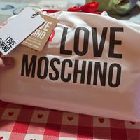 Love Moschino Borsa Tracolla Avorio – con Dustybag