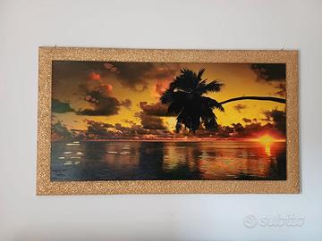 Quadro "tramonto polinesiano"