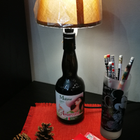 Lampada bottiglia birra amarcord midòna