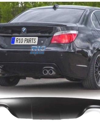DIFFUSORE BMW E60 E61 LOOK M DOPPIA USCITA OO---OO