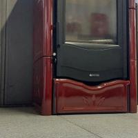 Stufa a Legna Nordica Nicoletta 8 KW - Bordeaux