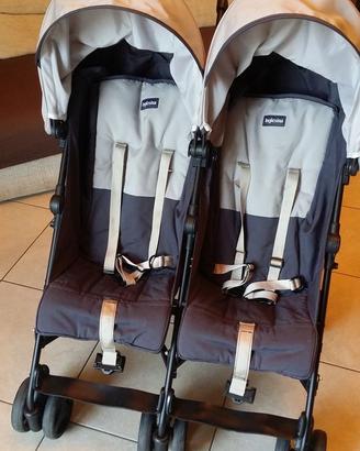 Passeggino Gemellare Inglesina Twin Swifth Blu Mar
