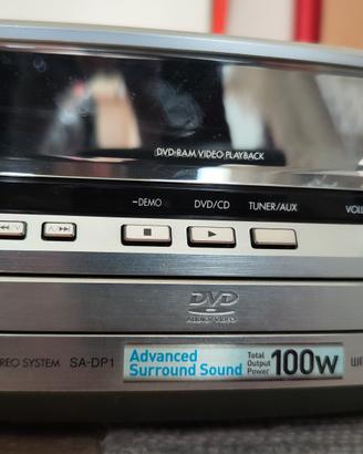 stereo Panasonic sa-dp1 100 w con telecomando 