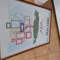quadro 70x100 cornice legno