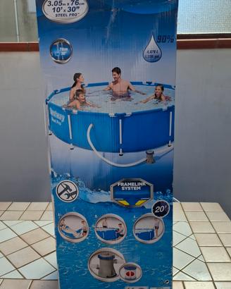 Piscina fuori terra bestway Steel pro 305x76cm