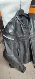 Giubbotto moto in pelle Alpinestar Hades