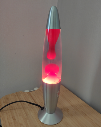 Lampada fluorescente rossa