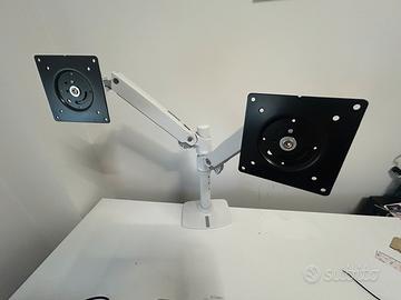 Braccio doppio monitor Ergotron