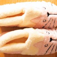 Ciabatte peluche gatto