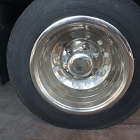 Copricerchi inox per Mercedes Ford Iveco 16"