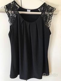 Top con pizzo Yamamay