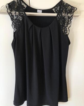 Top con pizzo Yamamay