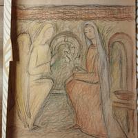 disegni su carta  acrilico 