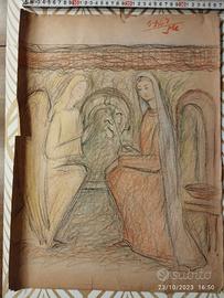 disegni su carta  acrilico 