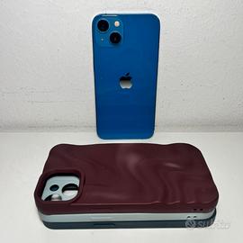 IPHONE 13 128GB SBLOCCATO BLU APPLE + 3 COVER