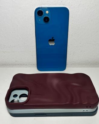IPHONE 13 128GB SBLOCCATO BLU APPLE + 3 COVER