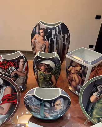 Collezione vasi e piatti Tamara de Lempicka